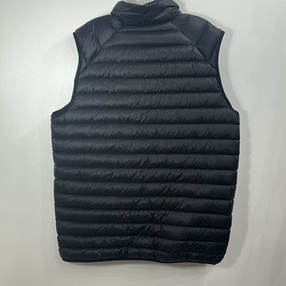 Lands End 800 down Black Quilted Puffer Vest with Stand-Up Collar size LT.NWT - Picture 10 of 10